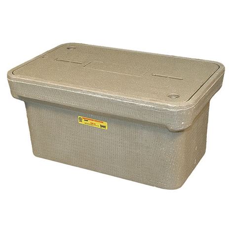 Underground Enclosure Assembly, Electric Cover, 12 in H, 20